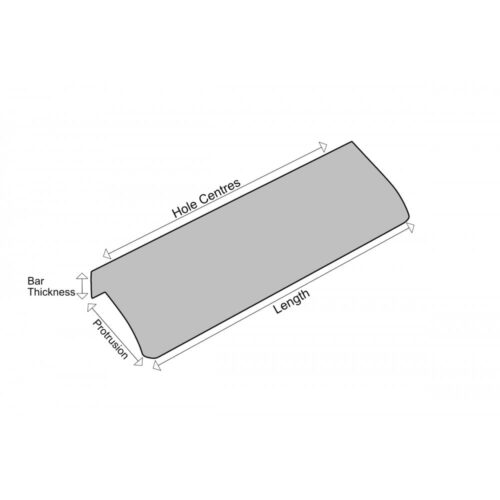 M4TEC Bar Pull Handle Copper VD3 - Pack Of 10 Cabinet Knobs & Handles M4TEC