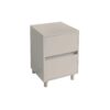 Space Pro 2 Drawer Soft Close Bedside Unit Household Storage Drawers SpacePro Cashmere 